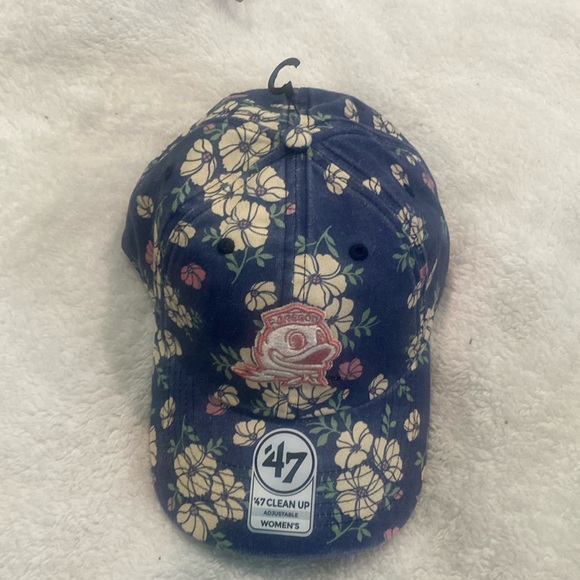 47 Oregon Ducks, Big  Ten  Women’s Primrose Floral Hat, Adjustable - Picture 1 of 7
